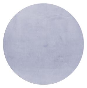 Ayyildiz, Kusový koberec Pouffy 5100 Silver kruh, 120x120 (průměr) kruh, šedá, obývací pokoj
