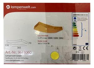 Lampenwelt - Nástěnné svítidlo BERRA 1xR7s/100W/230V