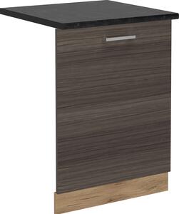 Čelní panel myčky Vicco R-Line Ušlechtilá šedá 60 cm , PD Antracit, Model 55055