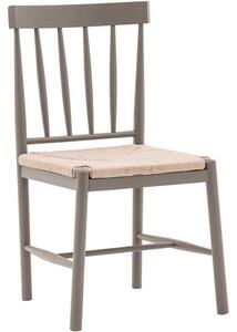 Dřevěné židle s výpletem Eton, 2 ks