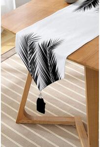 Černo-béžový běhoun na stůl 140x45 cm - Minimalist Cushion Covers