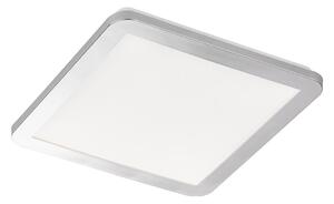 LED stropní svítidlo ve stříbrné barvě 30x30 cm Gotland – Fischer & Honsel
