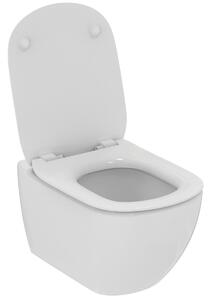 Ideal Standard Tesi wc mísa se sedátkem s pomalým sklápěním závěsná bez splachovacího kruhu bílá lesk T354601