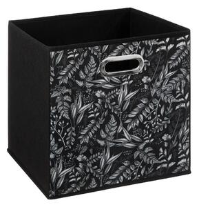 Úložný box Organic, 31x31x31 cm, černá