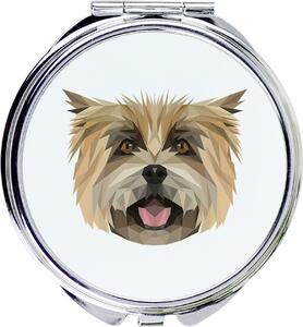 Cairnský terier – Zrcadlo od značky Art-Dog s fotografií a geometrickým vzorem