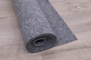 Betap koberce AKCE: 230x577 cm SUPER CENA: Šedý výstavový koberec Budget metrážní - Bez obšití cm