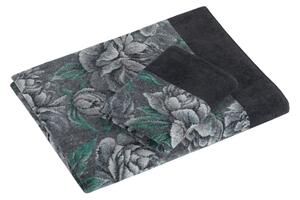 Feiler DARK PEONY ručník 50 x 100 cm graphite grey
