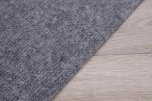 Betap koberce SUPER CENA: Šedý výstavový koberec Budget metrážní - Bez obšití cm
