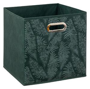 Úložný box Naturalis, 31x31x31 cm, tmavě zelená