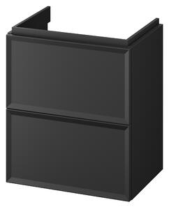 Cersanit Milagros skříňka 49.4x34.6x55.1 cm pod umyvadlo závěsná černá S1021-006