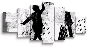 Obraz - Street art - rozruch (210x100 cm)