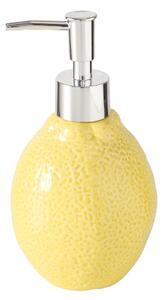 Dávkovač mýdla Limone, žlutá/s chromovými prvky, 300 ml