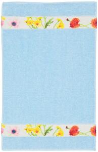 Feiler FLOWER MEADOW BORDER ručník 30 x 50 cm blue