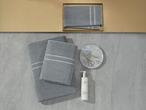 Feiler LA GLAMOUR ručník 50 x 100 cm steel grey - silver
