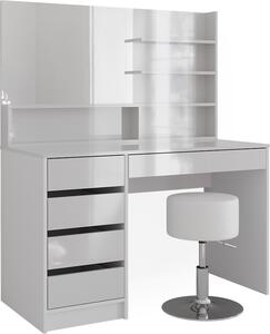 Toaletní stolek Vicco Sherry Bílá 120 cm se stoličkou, Model 41291