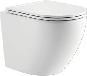 Závěsné WC set Jungborn FOUR bez splachovacího kruhu vč. WC prkénka
