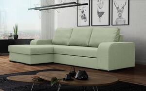 Rohová sedací souprava Fonda (zelená) (L). Akce -20%