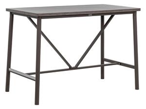 Apple Bee Barový stůl Bijou, Apple Bee, obdélníkový 150x78x105 cm, rám hliník barva Taupe, deska lehký beton dekor Lava