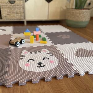 Vylen Pěnové podlahové puzzle Minideckfloor Kočka Vlastní barevnost 340 x 340 mm