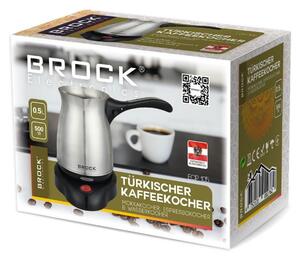 Elektrická džezva - kávovar na tureckou mokka kávu 0,5l, Brock, nerez, 500W