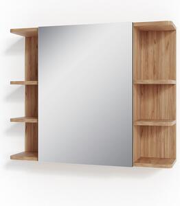 Koupelnová zrcadlová skříňka Vicco Fynn Zlatý mocný dub 79.6 x 64 cm, Model 31924