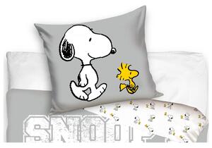 Bavlněné povlečení 140x200 + 70x90 cm - Snoopy a Woodstock