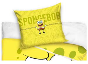 Bavlněné povlečení 140x200 + 70x90 cm - Sponge Bob Emoji