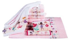 Feiler BALLERINA BORDER ručník 50 x 80 cm růžový