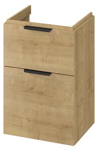 Cersanit City skříňka 49.4x39.7x72 cm pod umyvadlo závěsná dub S584-118
