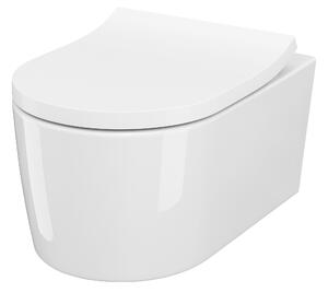 Sada záchodová mísa Cersanit Inverto K671-001-ECO, záchodové prkénko Cersanit Inverto K98-0187-ECO