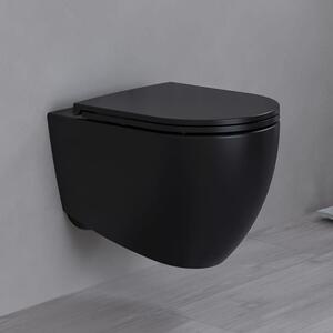 Závěsné WC mísa bez přítoku vody, včetně toaletního sedátka