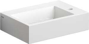Clou Flush umyvadlo 42.5x29 cm obdélníkový klasický-na pult bílá lesk CL/03.03220