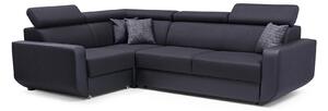 Rohová sedačka Elden (černá) (L). Akce -20%