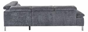 Sedací souprava MELROSE 1082_varianta "L"_Famous anthrazit