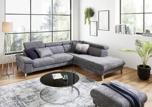 Sedací souprava MELROSE 1082_varianta "L"_Famous anthrazit