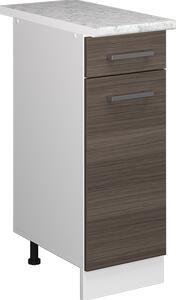 Spodní skříňka kuchyňské linky Vicco R-Line Ušlechtilá šedá 30 cm s pracovní deskou, Model 37713