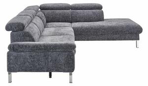 Sedací souprava MELROSE 1082_varianta "L"_Famous anthrazit
