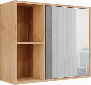 Koupelnová skříňka se zrcadlem Vicco Lucie Bambus 54 x 44.5 cm se zrcadlem, Model 50121