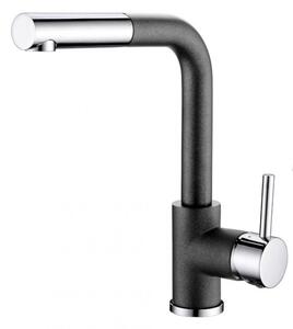 Dřezová baterie Aquasanita Helika Modus 2383 Black metallic