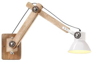 Nástěnná lampa industriální styl bílá kulatá E27