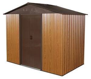 Kovový domek na nářadí Helsinki 1,9 x 1,3 m Sklad Boss bronzový