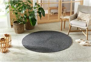Šedý kulatý venkovní koberec ø 150 cm - NORTHRUGS