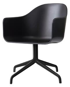 AUDO (MENU) Židle Harbour Swivel Chair, Black, bez koleček