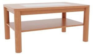 Konferenční stolek PEDRO sklo Rozměr: 90 x 90 cm, Odstín trend: B149 olše
