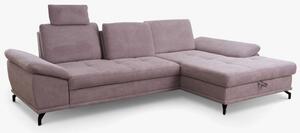 Rohová sedačka na kovových nožičkách, Costello - roh v pravo