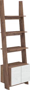 Regál se skříňkou 60 cm Raul (tobaco + craft bílý)