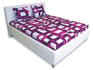 Manželská postel 160 cm Lanie 1 (s pěnovými matracemi)