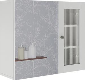 Koupelnová zrcadlová skříňka Vicco Malte Bílá 60 x 50 cm se zrcadlem, Model 54267
