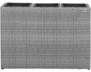 FurniGO Květináč 83x30,5x60cm - šedý