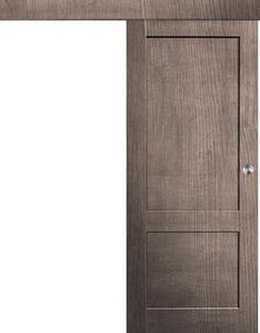 Posuvné interiérové dveře na stěnu vasco doors LISBONA plné model 1 Průchozí rozměr: 70 x 197 cm